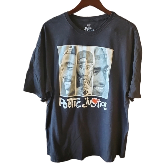 Poetic Justice 2Pac Shirt Size 2XL - Picture 1 of 3